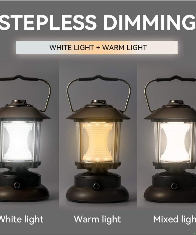 Vintage LED Light for Indoor/Outdoor & Emergency Use