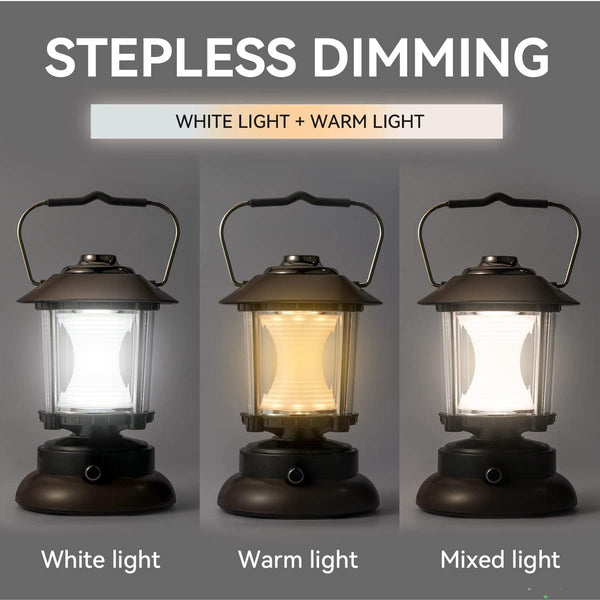 Vintage LED Light for Indoor/Outdoor & Emergency Use