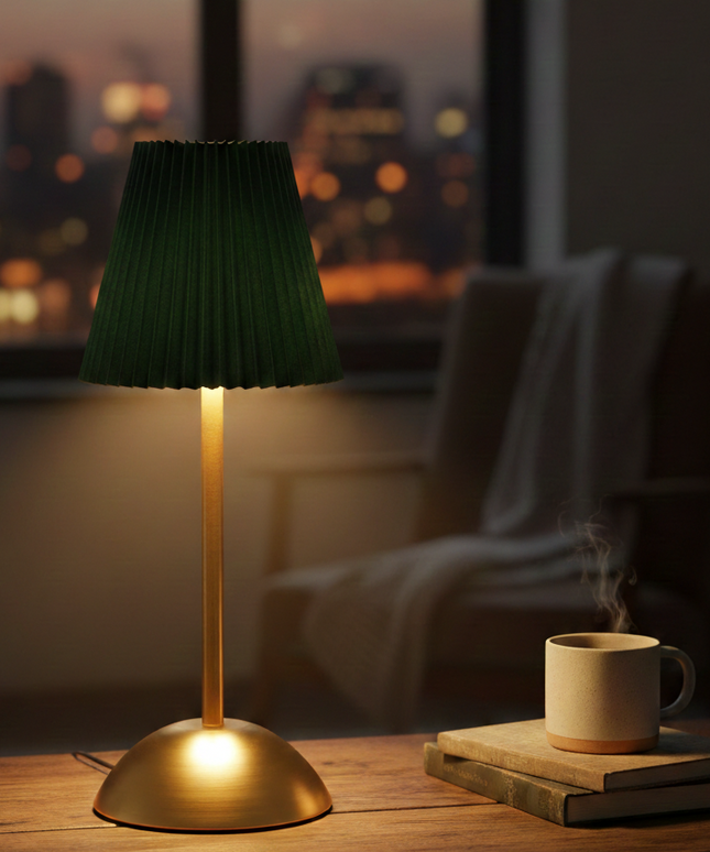 Forest Green Ambiance Desk Lamp for Home, Office & Bedroom