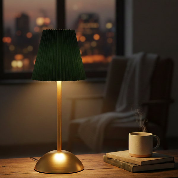 Forest Green Ambiance Desk Lamp for Home, Office & Bedroom