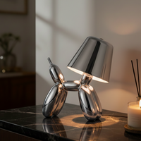 Metal Baloon Art LED Night Lamp – Mood Light for Bedroom & Living Room