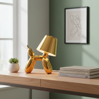 Metal Baloon Art LED Night Lamp – Mood Light for Bedroom & Living Room