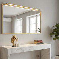 Golden Abstract Face Resin Sculpture – Contemporary Home Decor