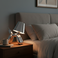 Metal Baloon Art LED Night Lamp – Mood Light for Bedroom & Living Room