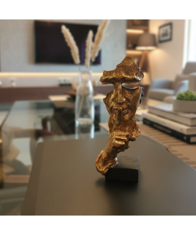 Abstract Human Form Resin Sculpture – Luxury Statement Decor