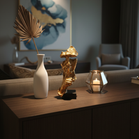 Abstract Human Form Resin Sculpture – Luxury Statement Decor