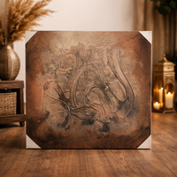 Allah, Muhammad Handmade Canvas Islamic Wall Art