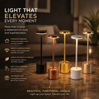 Elegant Rechargeable Touch Lamp – Perfect Ambient Light