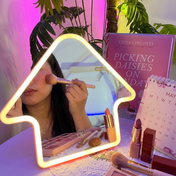 Home Style LED Vanity Mirror | Rechargeable & Completely Wireless