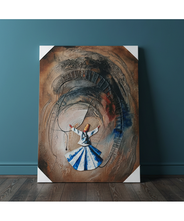 The Dervish and the Endless Path of Awakening | Canvas Wall Art