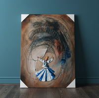 The Dervish and the Endless Path of Awakening | Canvas Wall Art