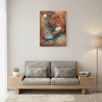 Whirling Dervishes Across the Path of Devotion| Handmade Canvas Wall Art