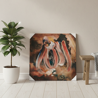 Allah Written Beautiful Handmade Islamic Wall Art