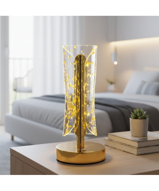 Crystal Touch Glow Table Lamp – Modern Luxury Accent Lighting