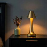 SleekAura Touch Table Lamp – Modern Rechargeable Lamp