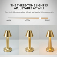 SleekAura Touch Table Lamp – Modern Rechargeable Lamp