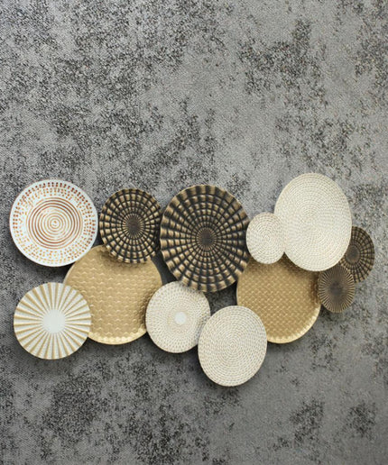 Geometric Metal Wall Decor for Living Room