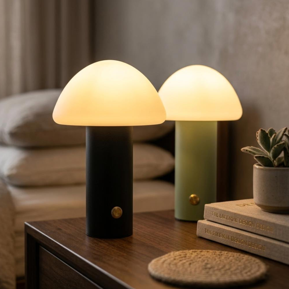 Modern Mushroom Rechargeable Touch LED Lamp