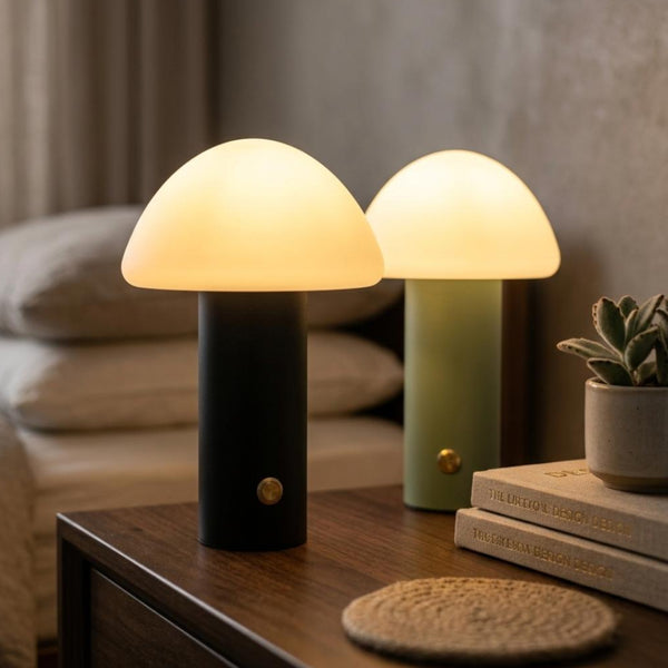 Modern Mushroom Rechargeable Touch LED Lamp