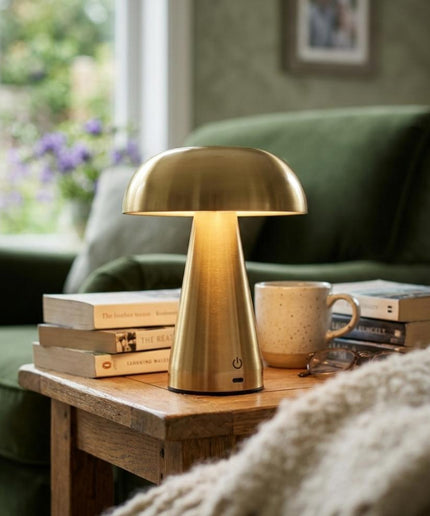 Luxury Mushroom Rechargeable LED Touch Lamp