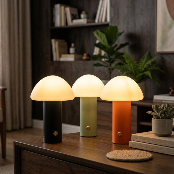 Modern Mushroom Rechargeable Touch LED Lamp
