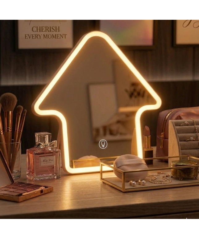 Home Style LED Light Vanity Mirror | 3-Tone Smart Touch Lighting