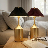 Vintage Gold Rechargeable Touch LED Table Lamp