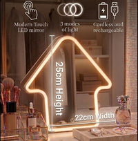 Home Style LED Light Vanity Mirror | 3-Tone Smart Touch Lighting