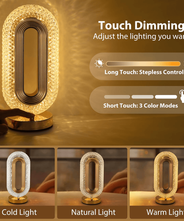 Crystal Ambient Touch Decorative Lamp