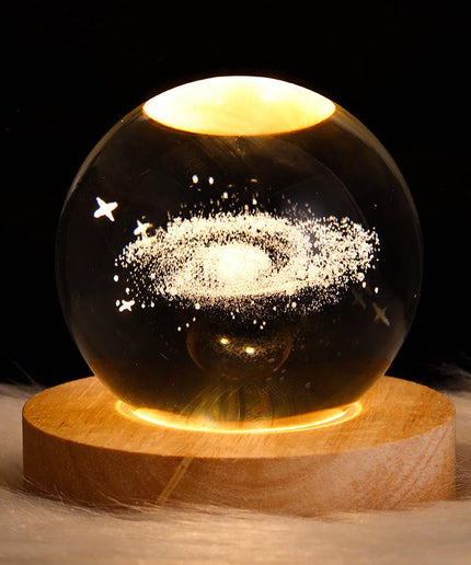 Crystal Ball Night Lamp,Luminous Crystal 3d Ball Night Light