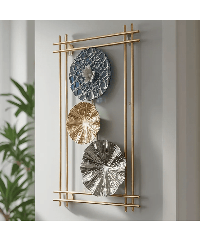 Elegant Trio Disc Metal Wall Art