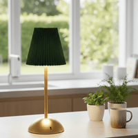 Forest Green Ambient Table Lamp – Rechargeable & Wireless