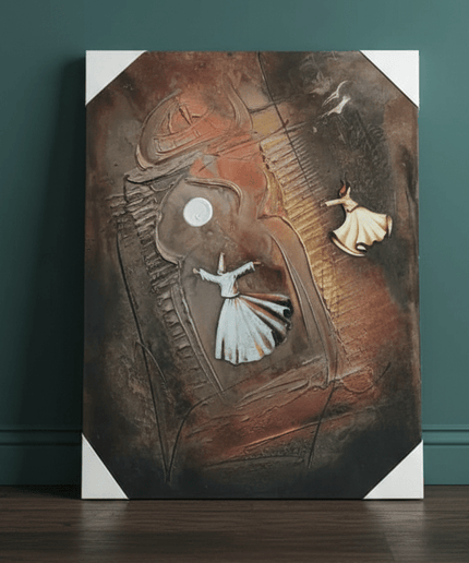 Journey of the Dervish Through Divine Silence | Canvas Wall Art