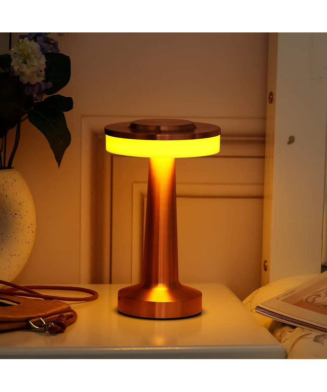 Modern Touch Table Lamp – Metallic Finish
