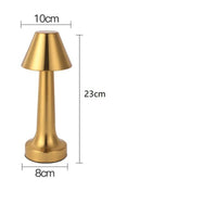 Copper Rose Gold LED Accent Light – Modern Rechargeable Mini Table Lamp