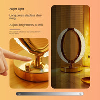 Round Shape Crystal Table Lamp, Luxury Modern Decorative Light for Bedroom, Living Room & Office