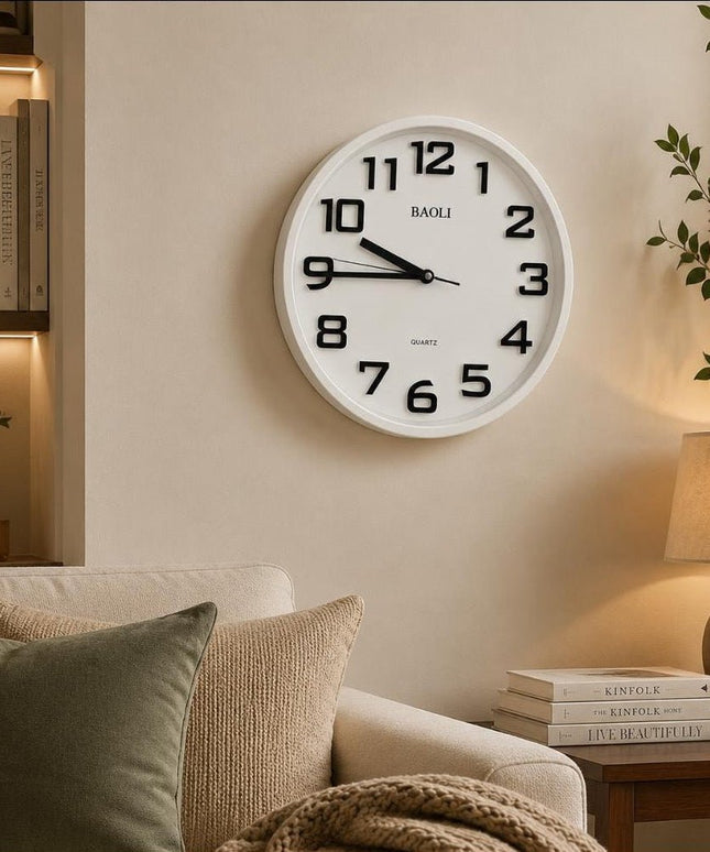 Modern Minimalist Round Wall Clock