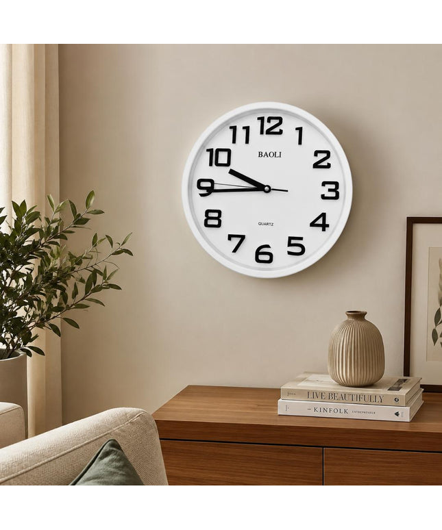 Modern Minimalist Round Wall Clock