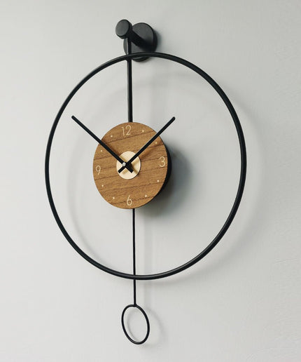 Round Metal Pendulum Clock