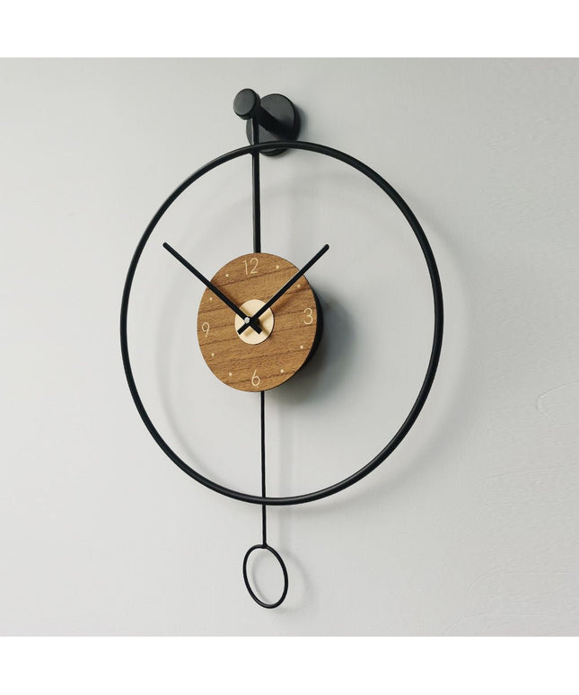 Round Metal Pendulum Clock