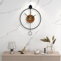 Round Metal Pendulum Clock