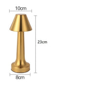 SleekAura Touch Table Lamp – Modern Rechargeable Lamp