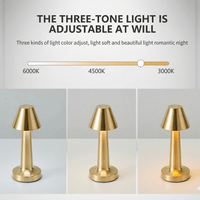 SleekAura Touch Table Lamp – Modern Rechargeable Lamp